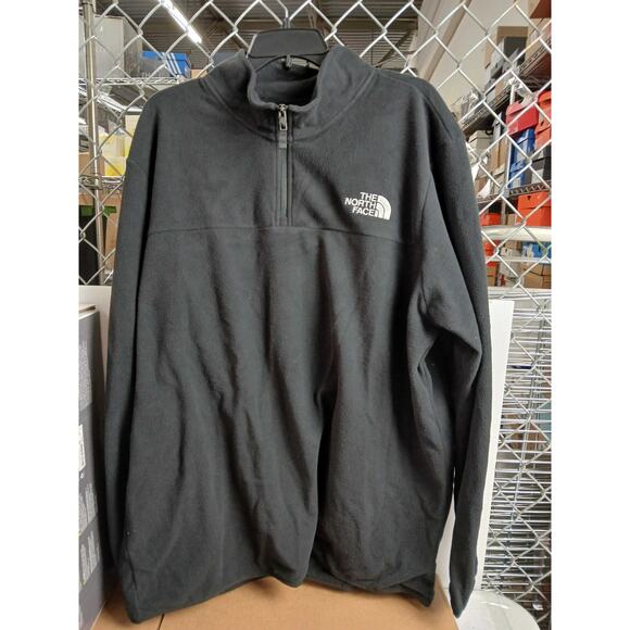 NWT THE NORTH FACE Men's Anchor 1/4 Zip, TNF Black-Size 2XL - Picture 1 of 4